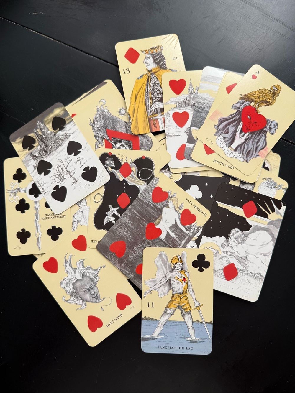 Vintage Style Oracle Divination Card Deck from Witch’s Estate Sale Very Cool!